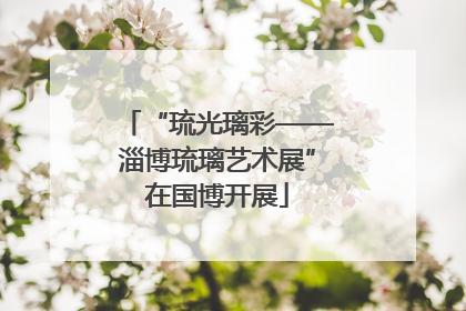 “琉光璃彩——淄博琉璃艺术展”在国博开展