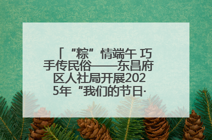 “粽”情端午 巧手传民俗——东昌府区人社局开展2025年“我们的节日·端午”包粽子活动