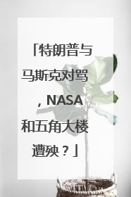 特朗普与马斯克对骂，NASA和五角大楼遭殃？