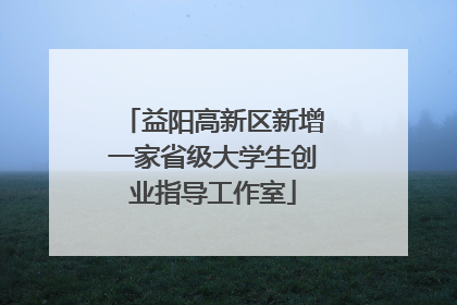 益阳高新区新增一家省级大学生创业指导工作室