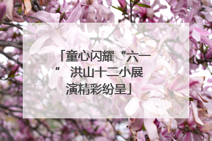 童心闪耀“六一” 洪山十二小展演精彩纷呈