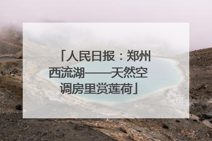 人民日报：郑州西流湖——天然空调房里赏莲荷