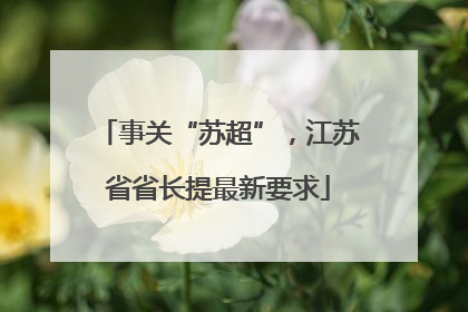 事关“苏超”，江苏省省长提最新要求