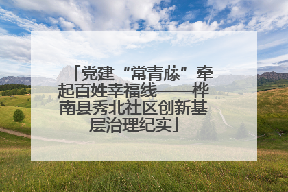党建“常青藤”牵起百姓幸福线——桦南县秀北社区创新基层治理纪实