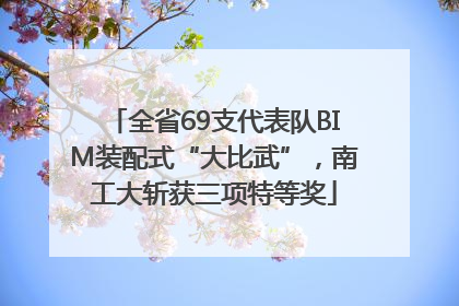 全省69支代表队BIM装配式“大比武”，南工大斩获三项特等奖