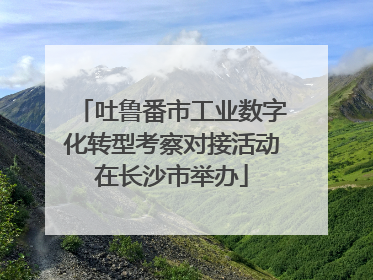 吐鲁番市工业数字化转型考察对接活动在长沙市举办