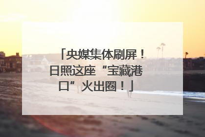 央媒集体刷屏！日照这座“宝藏港口”火出圈！