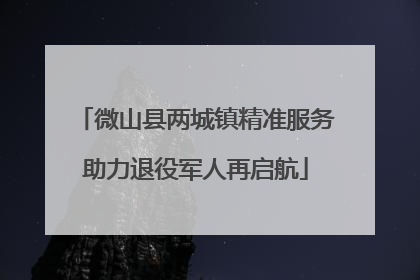 微山县两城镇精准服务助力退役军人再启航