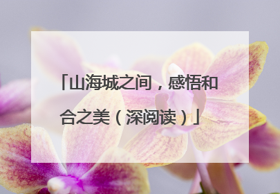 山海城之间，感悟和合之美（深阅读）