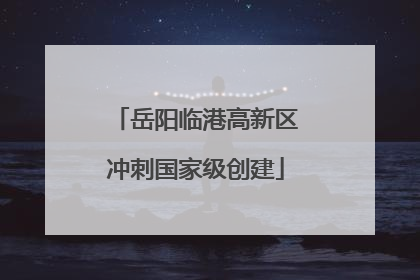 岳阳临港高新区冲刺国家级创建