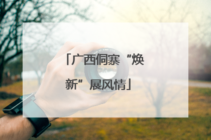 广西侗寨“焕新”展风情