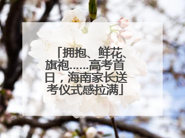 拥抱、鲜花、旗袍……高考首日，海南家长送考仪式感拉满
