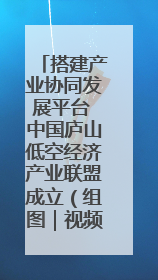 搭建产业协同发展平台 中国庐山低空经济产业联盟成立（组图｜视频）
