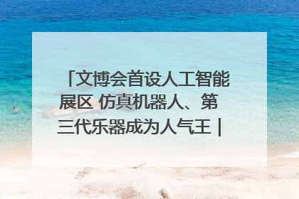 文博会首设人工智能展区 仿真机器人、第三代乐器成为人气王｜文博向“新”