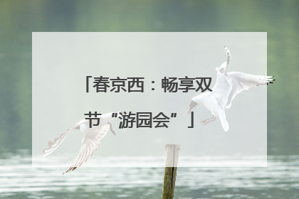 春京西：畅享双节“游园会”