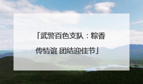 武警百色支队：粽香传情谊 团结迎佳节
