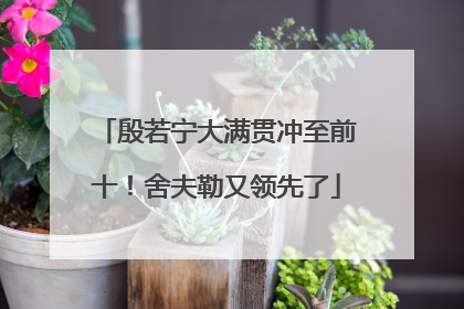 殷若宁大满贯冲至前十！舍夫勒又领先了