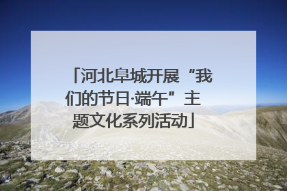 河北阜城开展“我们的节日·端午”主题文化系列活动