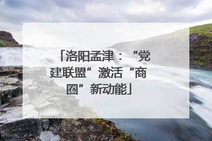 洛阳孟津：“党建联盟”激活“商圈”新动能