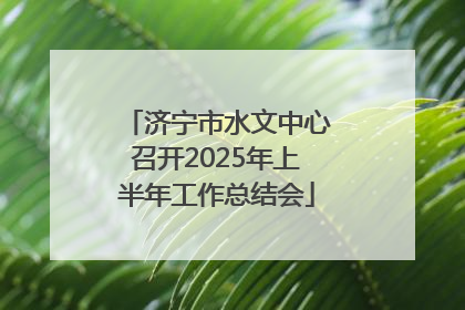 济宁市水文中心召开2025年上半年工作总结会