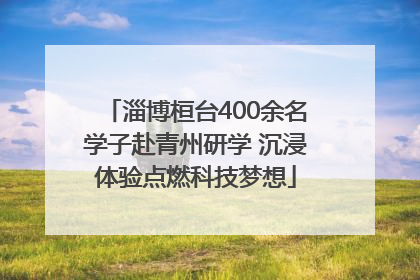 淄博桓台400余名学子赴青州研学 沉浸体验点燃科技梦想