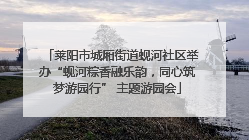 莱阳市城厢街道蚬河社区举办“蚬河粽香融乐韵，同心筑梦游园行” 主题游园会