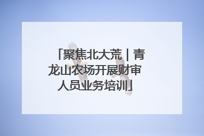 聚焦北大荒｜青龙山农场开展财审人员业务培训