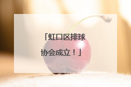 虹口区排球协会成立！