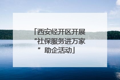 西安经开区开展“社保服务进万家”助企活动