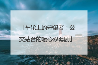 车轮上的守望者：公交站台的暖心双幕剧