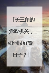 长三角的党政机关，如何过好紧日子？