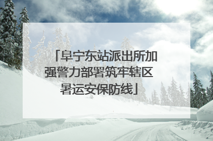 阜宁东站派出所加强警力部署筑牢辖区暑运安保防线