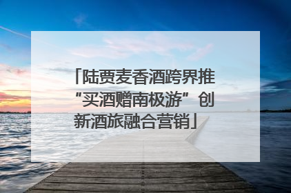 陆贾麦香酒跨界推“买酒赠南极游”创新酒旅融合营销