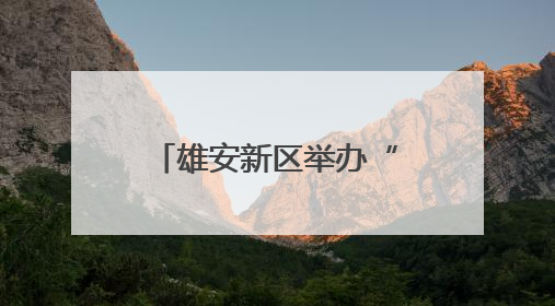 雄安新区举办“千年大计 党建领航”党建创新案例场景汇活动