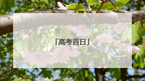 高考首日