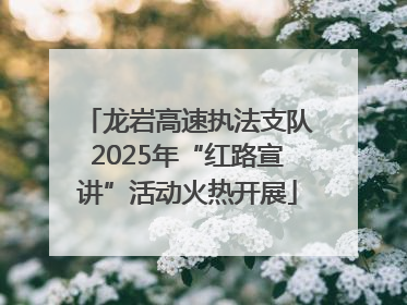 龙岩高速执法支队2025年“红路宣讲”活动火热开展