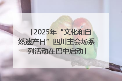 2025年“文化和自然遗产日”四川主会场系列活动在巴中启动