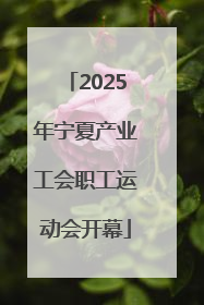2025年宁夏产业工会职工运动会开幕