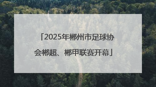 2025年郴州市足球协会郴超、郴甲联赛开幕