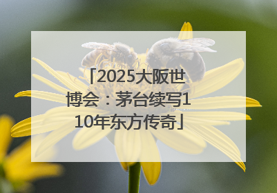 2025大阪世博会：茅台续写110年东方传奇